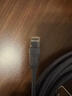 秋叶原（CHOSEAL）六类千兆网线 Cat6六类屏蔽8芯双绞线 工程家用电脑监控跳线成品网线 灰色 1.5米 CT600A 实拍图