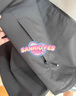 望了型特大码连帽夹克外套男加肥加大春秋款胖子超大号褂子宽松冲锋上衣 黑色 5XL 建议(200-220)斤 实拍图