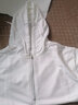 彼爱诗半拉链连帽长袖卫衣女2024春秋新款时尚韩版修身内搭短款上衣女 白色 半拉链卫衣 2XL （建议130~150斤） 实拍图