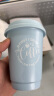 瑞幸咖啡提一杯陶瓷咖啡杯380ml时尚高颜值便携水杯咖啡杯 冰川蓝 晒单实拍图
