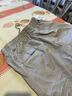 奕久久夏季薄款男装加肥加大码直筒休闲裤纯棉工装裤男宽松长裤肥佬裤 011浅灰色 XL （140-160斤） 实拍图