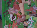 巧木匠木质12片卡通动物木制拼图儿童玩具地摊玩具 兔子与船 实拍图