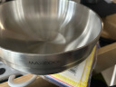 美厨（maxcook）304不锈钢碗 大汤碗双层隔热 餐具面碗22CM MCWA106 实拍图