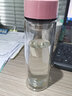 富光拾喜玻璃杯带茶隔水杯男女士便携创意双层泡茶杯子 黑色 420ml 实拍图