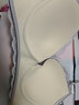 SE无痕内衣女薄款舒适睡眠无钢圈文胸小胸聚拢胸罩缎面蕾丝性感吊带 象牙白 2XL （85ABC）125-140斤 实拍图