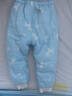 童泰秋冬婴儿衣服对开棉立领套装0-3岁宝宝棉服 蓝色 90cm 实拍图