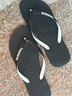 havaianas哈唯纳Top Mix人字拖时尚海边情侣沙滩拖外穿夏平底拖鞋 1069-黑色 43-44 实拍图