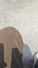 Foss Phil裤子男士春夏季灯芯绒宽松百搭阔腿直筒裤运动休闲裤2818黑L 晒单实拍图