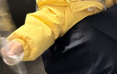 嘟嘟家儿童棉服冬装男童冬季加厚外套女童保暖棉袄宝宝卡通连帽童装上衣 黄色 80cm 实拍图
