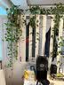 强象现代简欧双面屏风鞋柜一体带换鞋凳进门玄关隔断柜N-220 款式5 加坐垫：1500*350*2000 实拍图