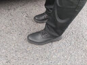 斯凯奇商务休闲皮鞋男鞋通勤简约正装鞋舒适低帮男士休闲鞋 黑色/BBK/晒图返5 41.5 实拍图