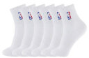 NBA白色袜子男士休闲运动袜夏季网眼透气吸汗棉袜训练跑步篮球袜6双 晒单实拍图