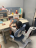 京东京造儿童学习桌椅套装写字桌中小学生 实木儿童书桌椅 1m莫兰迪蓝 晒单实拍图