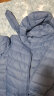 鸭鸭（YAYA）反季轻薄羽绒服女冬装新国标短款白鸭绒外套轻型薄款女士保暖衣服 雾霾蓝 L/165 实拍图