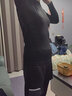 艾伦伯顿（Alen Botun）瑜伽运动套装健身服女秋冬紧身速干衣训练打底保暖内衣跑步衣服 三件套C S(80-100)斤 实拍图