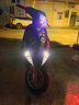 杰帆（JF）踏板摩托车125cc鬼火一代摩托车外卖踏板车燃油车助力车可上牌  黑色 豪华款 实拍图