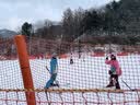 乐凯奇（LECAGE） 新款滑雪头盔单双板滑雪装备护具男女保暖防撞雪盔滑雪镜套餐 开心兔 M码(头围55-58cm) 实拍图