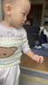 蒂乐肚围婴儿秋冬护肚围幼儿护肚子神器儿童肚兜宝宝腹围护脐带秋冬季 温妮粉【加厚加倍保暖】 18*22cm(0-2岁) 实拍图
