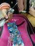 DR米其书包小学生男女生减负双肩儿童书包男童减负背包男孩1-3-6年级 枚红色（反光板） 大号（3-6年级） 实拍图
