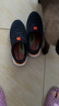 斯凯奇（Skechers）夏季男鞋新款轻便一脚蹬透气网面休闲运动跑步鞋百搭慢跑鞋 海军蓝色/橘色/210281-NVOR 39.5 实拍图