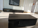 朵乐唯 岩板茶几电视柜组合简约现代北欧大理石火烧石黑色客厅家具套装 1.2米茶几+电视柜 实拍图