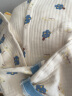 童泰秋冬3个月-3岁婴幼儿衣服宝宝居家长袖长裤保暖内衣对开套装 蓝色 73cm 实拍图