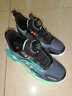 七波辉男童鞋子儿童运动鞋中大童2026春秋季新款透气网面青少年跑鞋男孩 【双网】黑/青蓝/绿007 36 实拍图