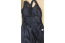 李宁（LI-NING）泳衣女士修身遮肚显瘦连体裙式温泉度假保守大码泳装020 黑色L 实拍图