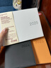 无印良品（MUJI）PVC封面月周记笔记本/2024年12月开始 2025手账本计划本记事本日程本本 88张/灰白色/B6横款 实拍图
