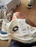 乐途（LOTTO）男鞋旅游鞋运动休闲鞋男士时尚老爹鞋男复古百搭轻便增高跑鞋男 米白/藏青8802 39 /245 实拍图
