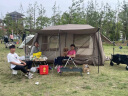 挪客（NatureHike）屋脊13自动帐篷户外露营装备两室一厅防水防晒帐篷 深咖色 晒单实拍图