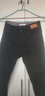 真维斯（Jeanswest）牛仔裤女士冬季加绒裤女高腰保暖紧身小脚显瘦长裤黑色加绒29 实拍图