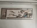 墨派 新中式客厅装饰画沙发背景墙壁画现代简约大气横幅山水叠加画 家和万事兴 A款 大幅200*70+小幅160*50晶瓷 实拍图