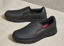 斯凯奇（Skechers）商务鞋男士秋季宽楦一脚蹬休闲鞋软底通勤鞋工作乐福鞋豆豆鞋 实拍图