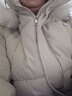 颂简依羽绒棉服女2025年冬季新款小个子棉衣女百搭加厚面包服棉袄外套 米白色 XL 实拍图