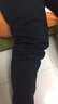 范斯蒂克 健身紧身裤男运动篮球弹力透气吸湿排汗打底裤跑步训练裤 黑色拼灰线MBF003 3XL 实拍图