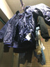 童泰婴儿衣服宝宝羽绒服1-4岁男童女童白鸭绒轻薄羽绒外套上衣 蓝色 100 cm 实拍图