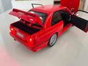 赟娅仿真大号宝马警车汽车合金警车M3GT模型玩具收藏送男生日节日礼物 宝马M3合金车模1988【E30红色】 实拍图