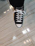 回力（Warrior）高帮帆布鞋男女鞋秋冬季情侣鞋子学生男休闲运动板鞋 经典黑40 实拍图