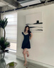 CleainKorte正品安全裤女冰丝无痕打底内裤二合一防走光不卷边肉色婚纱收腹裤 黑色【单条装】 均码 F1（150-175CM/90-120斤） 实拍图