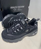 斯凯奇（Skechers）女鞋夏季小白鞋蕾丝休闲运动熊猫鞋黑色增高厚底老爹鞋11959 白色/WHT 40 实拍图
