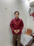 恒源祥中年妈妈冬装保暖中式国风红色羽绒服中老年人女装衣服鸭绒厚外套 实拍图