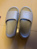 小白丫 新款软底夏浴室拖鞋男女按摩抗菌防臭防滑简约家居情侣洗澡凉拖 A2魔芋灰42-43适合42-43脚码 实拍图