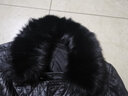 进口大狐狸毛领方领毛领子真狐狸毛皮草围脖黑色整皮翻领衣服通用 黑色 实拍图