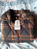 多俏美睡衣女纯棉夹棉袄秋冬款三层保暖加厚格子全棉服家居服套装冬天 TG66042|套装 XL 实拍图