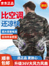 维曼芬夏季降温空调服带风扇的衣服户外防暑充电制冷劳保工人工地工作服 2风扇迷彩2件+1个电池36V配件1套 L 推荐110-125斤 实拍图