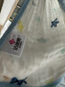 洁丽雅婴儿浴巾纯棉超柔吸水洗澡纱布幼儿童宝宝新生婴儿用品 【加厚】9层纱布 105*105 海星 实拍图