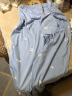 美标睡衣女士中袖长裤套装100%纯棉宽松家居服可外穿2024春夏新款 B09灰蓝 XL 晒单实拍图