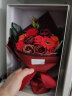 初朵11朵红玫瑰康乃馨鲜香皂花束同城配送生日情人节礼物送女友 实拍图