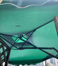 野人谷 户外遮阳伞庭院防晒伞室外大型沙滩太阳伞双顶摆摊伞保安岗亭伞 2.5m四股墨绿色【十字架底座】 实拍图